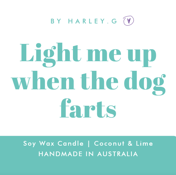 Light me up when the dog farts